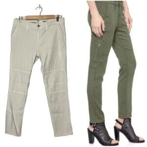 AG Adriano Goldschmied Rare White “The Wyatt” Utilitarian Slouchy Skinny Pants